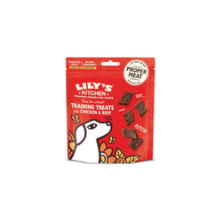 Lily's Kitchen Made with Natural Ingredients Adult Dog Treats Packet Time for School Training Treats with Chicken & Beef 8 x 70g