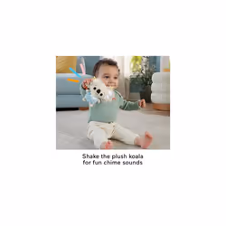 Fisher-Price Baby Playmat Simply Senses Newborn Gym with Mobile & Sensory Activity Toys for Developmental Play Ages 0+ Months, HRB15