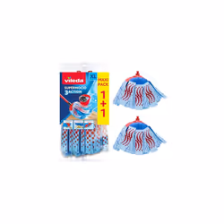 Vileda SuperMocio 3Action XL Mop Refill (Pack of 2)