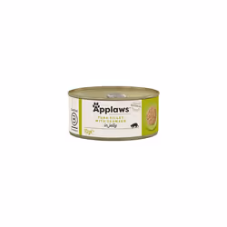 Applaws 100% Natural Wet Cat Food, Tuna Fillet with Seaweed in Tasty Jelly 70 g Tin (Pack of 24 x 70 g)
