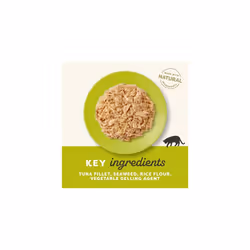 Applaws 100% Natural Wet Cat Food, Tuna Fillet with Seaweed in Tasty Jelly 70 g Tin (Pack of 24 x 70 g)