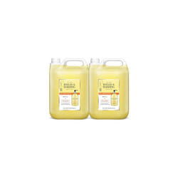 Baylis & Harding Sweet Mandarin & Grapefruit Hand Wash 5 Litre Refill (Pack of 2, total 10 litres) - Vegan Friendly
