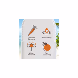 Malibu Sun Bronzing Fast Tanning Oil with Beta Carotene, Water Resistant, Tropical Coconut Fragrance, 200ml (Pack of 2)
