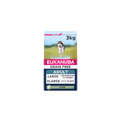 Eukanuba Grain Free Adult Large Dry Dog Food Lamb 3kg