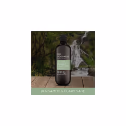 Baylis & Harding Goodness Men's Bergamot & Clary Sage Natural Shower Gel, 500 ml (Pack Of 3) - Vegan Friendly