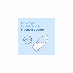 MAM Easy Active Bottles | 2 Pack (2 x 270ml) | Medium Flow MAM Teats Size 2 | Baby Accessories | Blue (Various Designs)