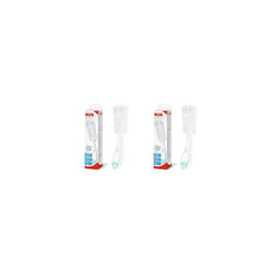 NUK 2 in 1 Flexible Bottle Brush | Baby Bottle & Teat Brush (Pack of 2)