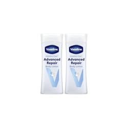Vaseline Intensive Care Advanced Repair Body Lotion fragrance-free to heal very dry skin 2x 400 ml