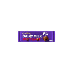 Cadbury Dairy Milk Fruit & Nut Chocolate Bar, The Classic Creamy Taste, Sharing Bag, 280 g (Pack of 1)