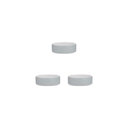 Mason Cash Linear Grey Stoneware Pet Bowl, 13 cm (Pack of 3)