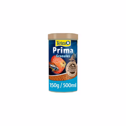 Tetra Prima Granules Fish Food, Slowly Sinking Complete Fish Food, 500 ml