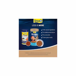 Tetra Prima Granules Fish Food, Slowly Sinking Complete Fish Food, 500 ml