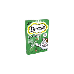 Dreamies Creamy Cat Treats 11x 4x10 g with Catnip â Creamy Cat Snacks with Catnip Flavor