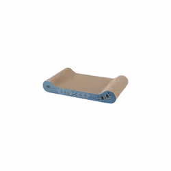 TRIXIE scratching board Wild Cat with catnip - for natural claw care - 41  7  24 cm - blue - 48000