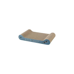 TRIXIE scratching board Wild Cat with catnip - for natural claw care - 41  7  24 cm - blue - 48000