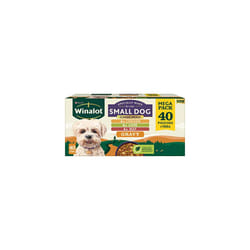 Winalot Meaty Chunks Small Dog Mixed in Gravy Wet Dog Food 40x100g