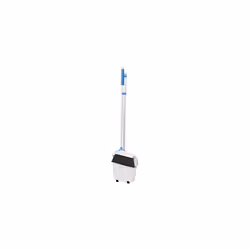 Amazon Basics Broom with Handled Dustpan, Blue&White