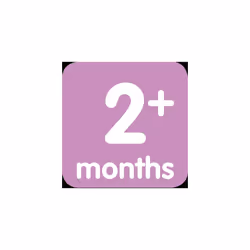 MAM Mini Cooler & Clip - Teething Toy - 2+ Months - Pink