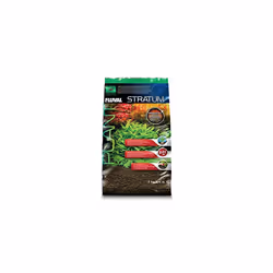Fluval Plant and Shrimp Stratum Aquarium Planting Substrate, Dark Brown, 2 kg (Pack of 1)
