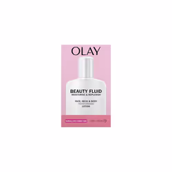 Olay Beauty Fluid Moisturise & Replenish Face, Neck And Body Lotion, For Silky Soft And Smooth Skin,200ml