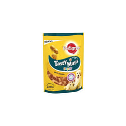 Pedigree Tasty Minis - Puppy treats, chewy cubes with chicken - training treats, Pack of 8 (8 x 125 g)