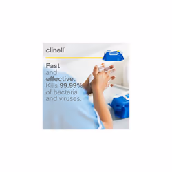 Clinell Antimicrobial Hand Wipes, 200 Count, Antibacterial