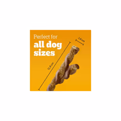 Pedigree Rodeo Duos - Dog Treats - with Chicken and bacon - 70 Sticks (Pack of 10)
