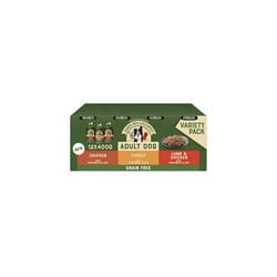 James Wellbeloved Adult Grain Free Turkey, Lamb and Chicken in Loaf 12 Cans, Hypoallergenic Wet Dog Food, Pack of 1 (12 x 400 g)
