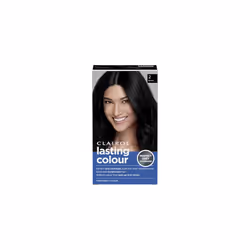 Clairol Lasting Colour Permanent Hair Dye | Ideal Grey Coverage | Shiny and Moisturised Hair | 2 Black
