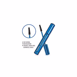 Rimmel Waterproof Mascara, Brown Black, 8ml