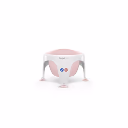 Angelcare - Baby Bath Seat - Soft Touch Support - Water Level Indicator - Fixation by Suction Cups - Pink