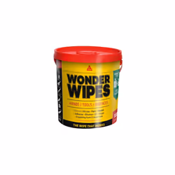 SIKA - Wonder Wipes Multi-Use Cleaning Wipes for the Building Trade - Specially Formulated to Clean Hands, Tools and Surfaces ...