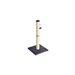 Amazon Basics Cat Scratching Post for Indoor Cats, Standard with Dangling Toy, 80 cm, Grey