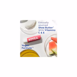 NIVEA Watermelon Shine Lip Balm, 4.8g, Shea Butter