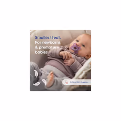 MAM Comfort Soothers, 0-2 Months, 2 Pack, Steriliser Case, Blue