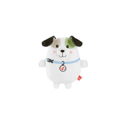 Fisher-Price Baby Plush Toy Calming Vibes Puppy Soother Portable Sound Machine for Newborns, HTJ68