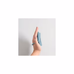 Shnuggle Super Soft Easy Hold Comfortable Baby Bath Brush - Shower Bathroom Toiletry Accessory - Blue