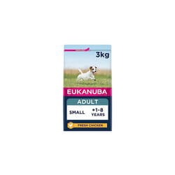 Eukanuba Complete Dry Dog Food for Adult Small Breeds with Fresh Chicken 3 kg