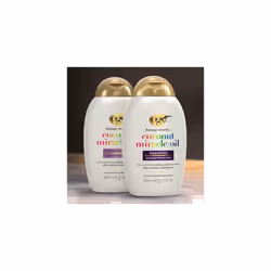 OGX Coconut Miracle Oil Shampoo for Damaged Hair, 385ml (Pack of 2)