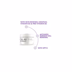 Olay Anti-Wrinkle Firm & Lift Day Cream With SPF15, Helps To Visibly Reduce Fine Lines & Wrinkles And Protects Against Premature Signs Of Ageing,50ml