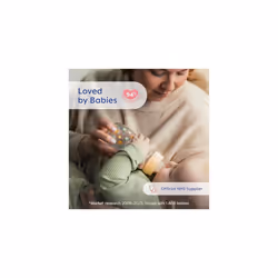 MAM Feel Good Glass Bottle | 1 Pack (1 x 90ml) | Extra Slow Flow MAM Teat Size 0 | Baby Accessories for Newborn | Unisex (Various Designs)