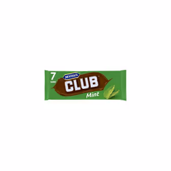 McVitie's Club Mint Biscuit Bar Multipack 7 x 23g, 161g