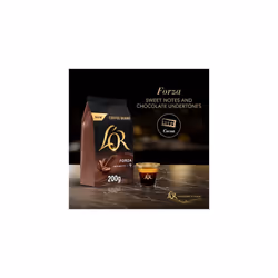 L'OR Forza Coffee Beans 200g Intensity 9 (4 x 200g, 800g Total)