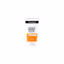 Neutrogena Clear & Defend Facial Scrub - 150ml, 2% Salicylic Acid
