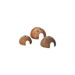 Trixie Three Coconut Hideaway Home, 10 x 12 x 8 cm, Pack of 3