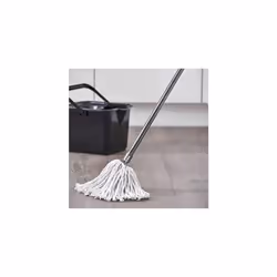 ADDIS Cotton Mop Refill, Graphite/ Metallic,White