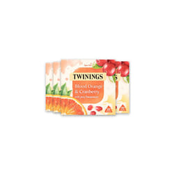 Twinings Blood Orange, Cranberry & Pomegranate Fruit Tea, 80 Tea Bags (Multipack Of 4 X 20 Tea Bags)