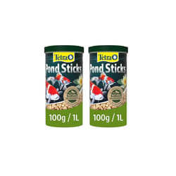 Tetra Pond Sticks, Complete Fish Food for All Pond Fish, 1 Litre (Pack of 2)