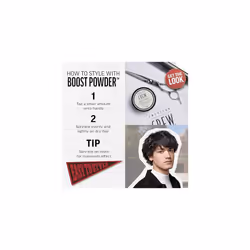 American Crew Volume Boost Hair Powder, Gifts For Men, Adds Thickness & Lift, Matte Finish, Paraben Free & Water Soluble - 10g