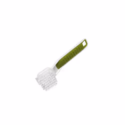 Addis Premium Soft Grip Washing Up Dish Brush With Scraper in White and Grey & 501120 Ultra Grip Jumbo Dish Brush Dark Grey